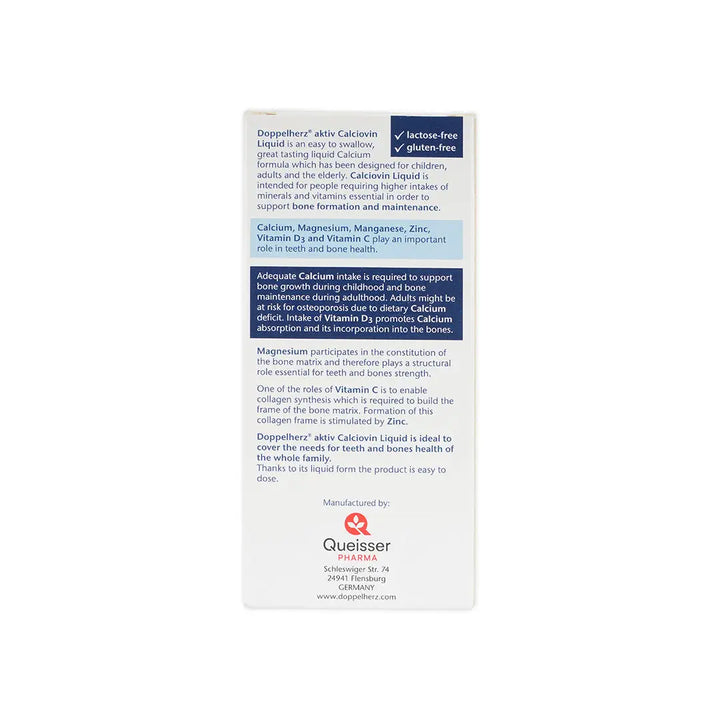 55163-Doppelherz Calciovin Liquid 200Ml +3