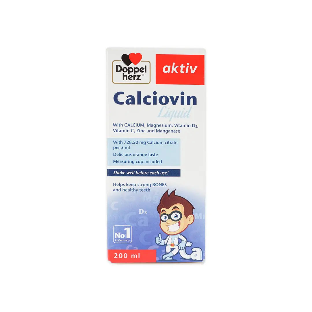 55163-Doppelherz Calciovin Liquid 200Ml