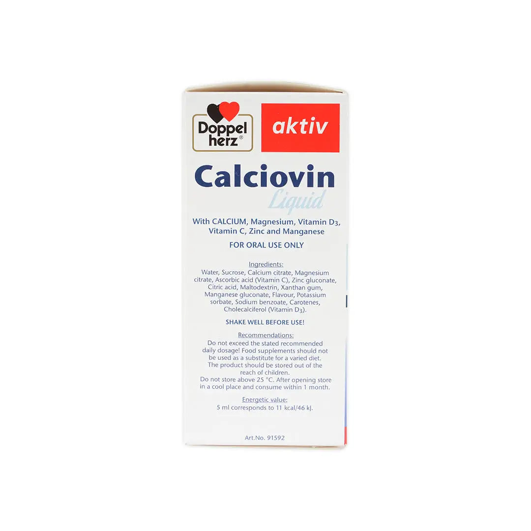 55163-Doppelherz Calciovin Liquid 200Ml +4