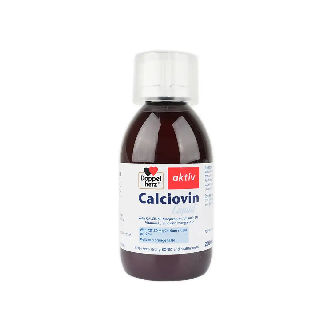 55163-Doppelherz Calciovin Liquid 200Ml +5