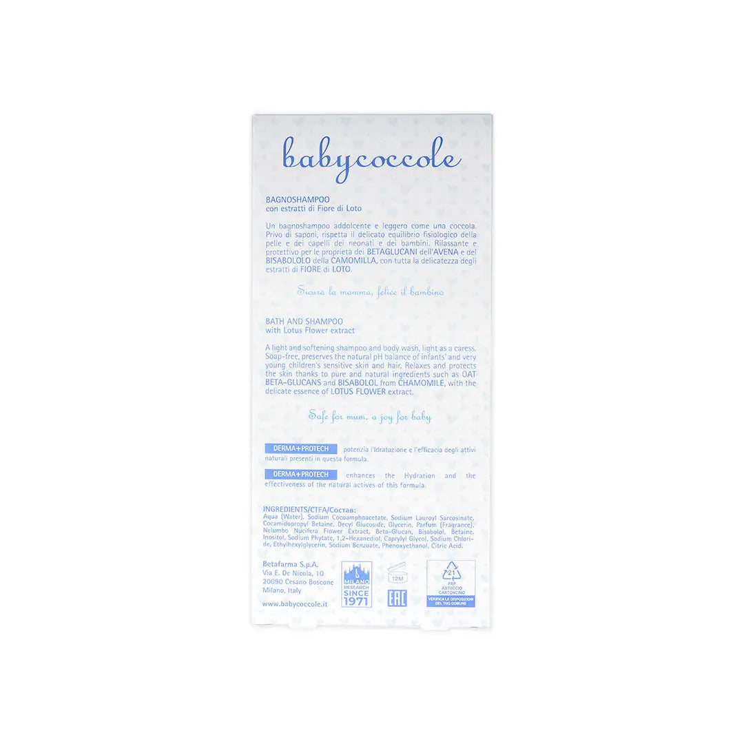 55179-Babycoccole Bath &amp; Shampoo 400ml +5