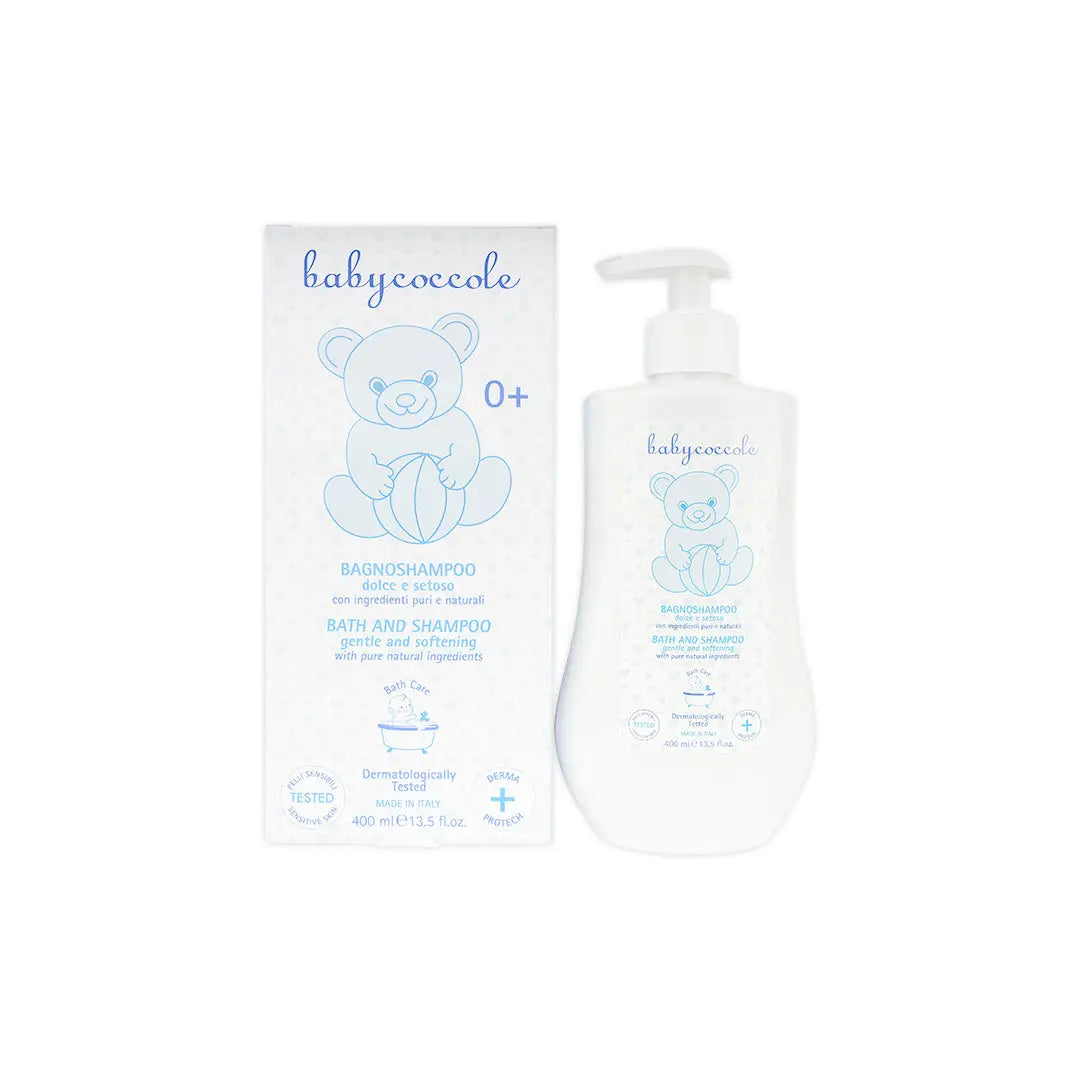 55179-Babycoccole Bath &amp; Shampoo 400ml +1
