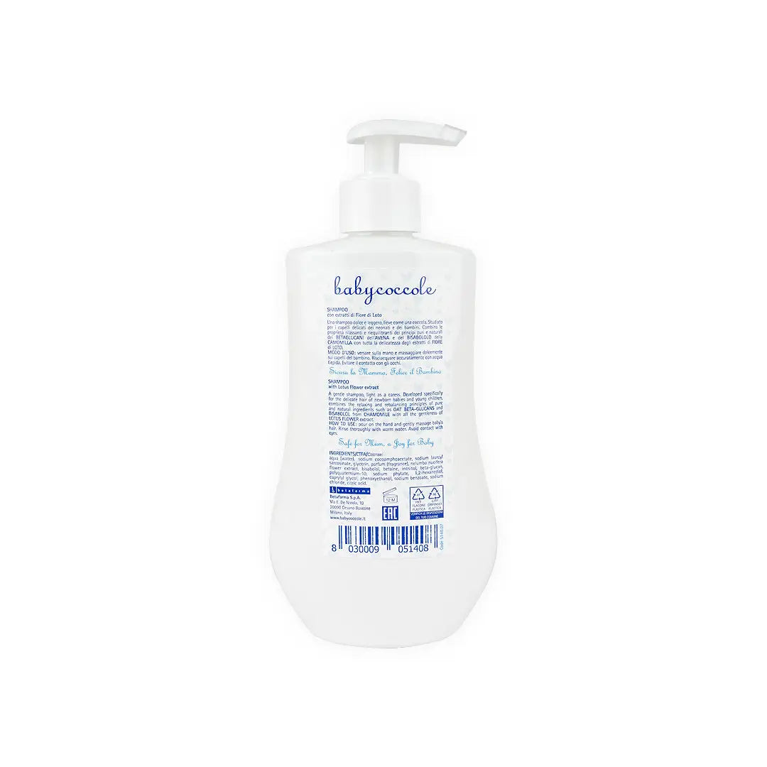 55180-Babycoccole Shampoo 400ml +5