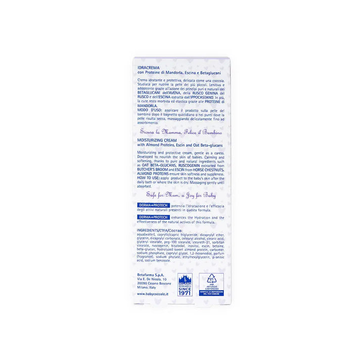 55184-Babycoccole Moisturizing Cream 75ml +6