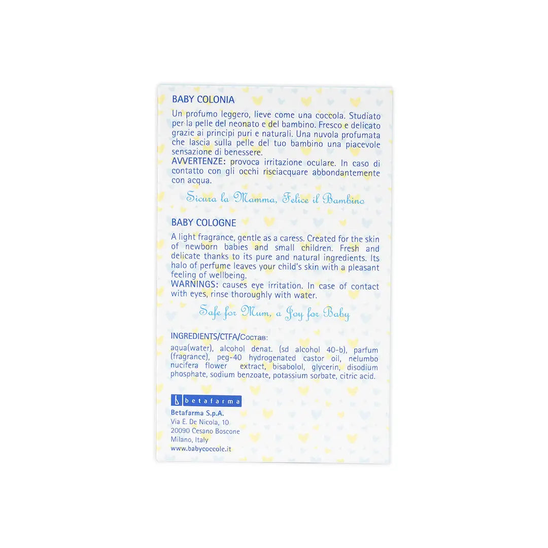 Babycoccole Baby Colonia 100ml