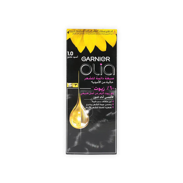 55199-Garnier Olia Hair Color No.1-Deep Black +4