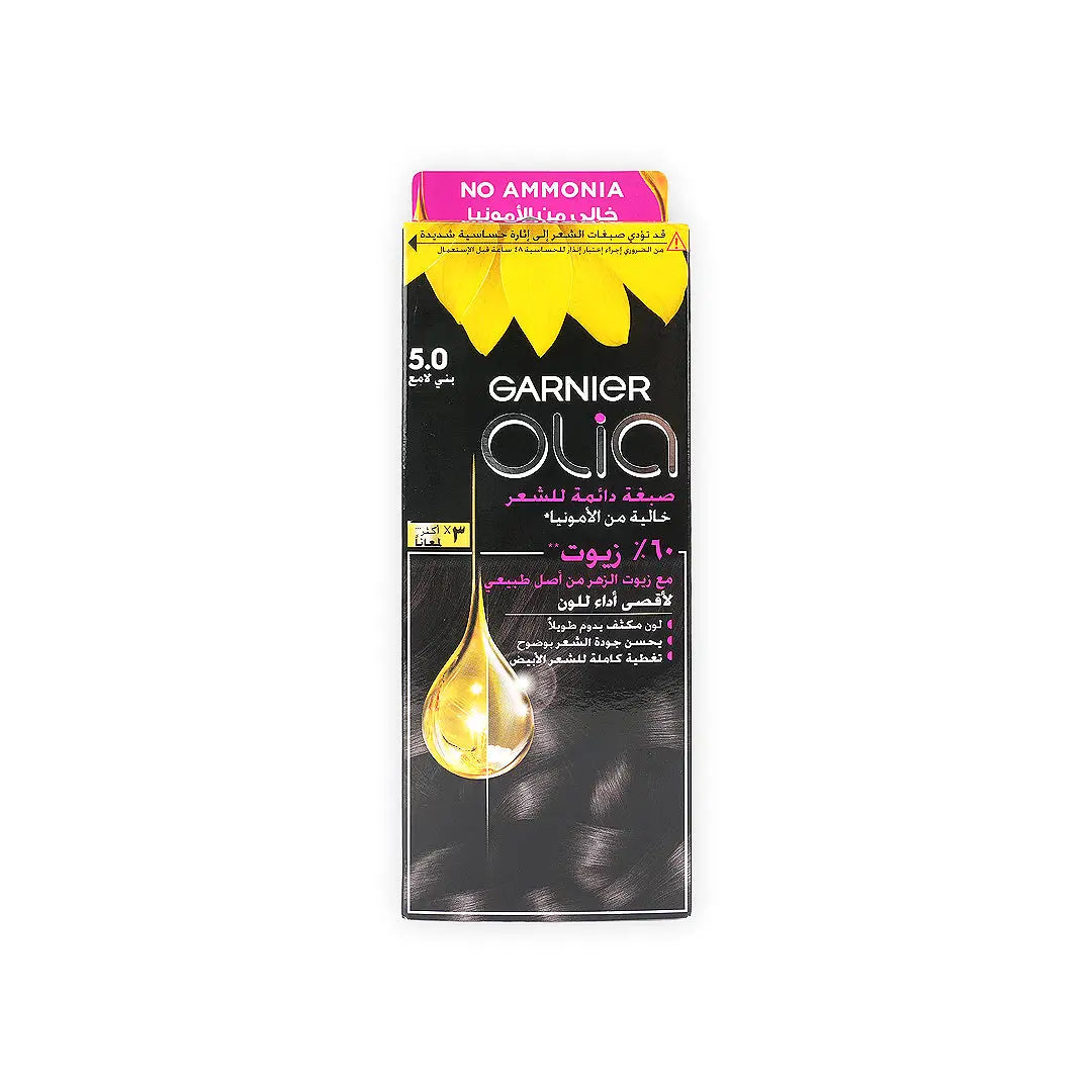 55200-Garnier Olia Hair Color No.5-Luminous Brown +1
