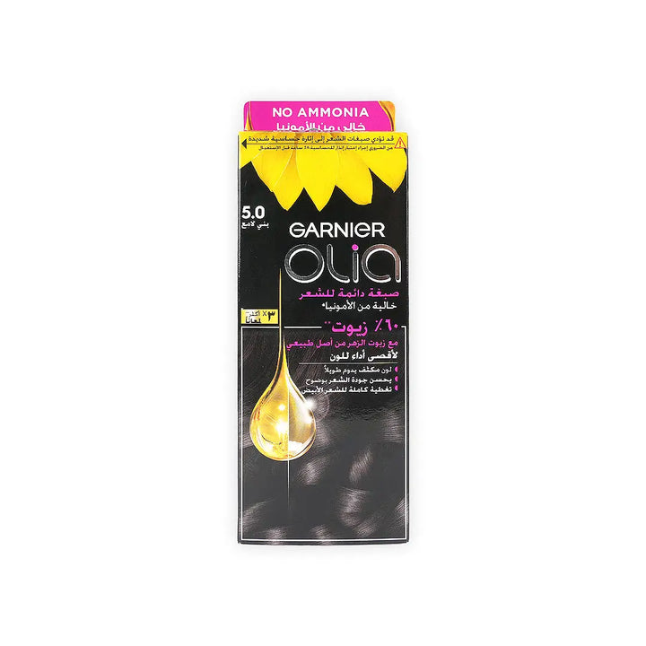 55200-Garnier Olia Hair Color No.5-Luminous Brown +1