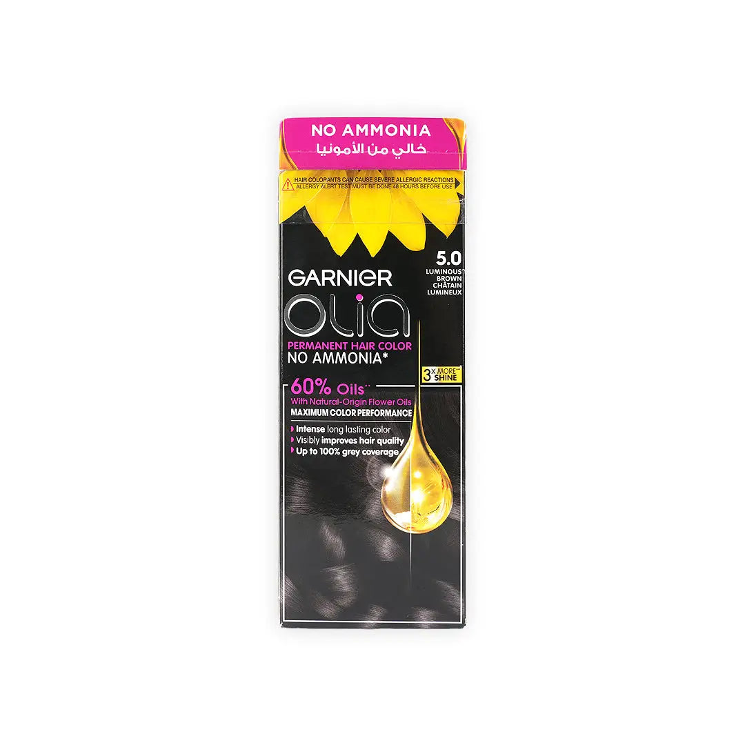 55200-Garnier Olia Hair Color No.5-Luminous Brown +4