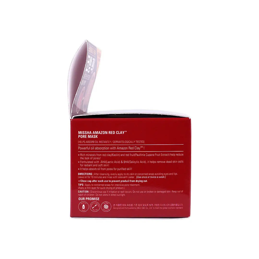 Missha Amazon Red Clay™ Pore Mask 110ml