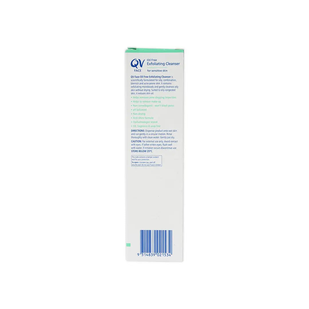 Qv Face Exfoliating Oil Free Cleanser 75g