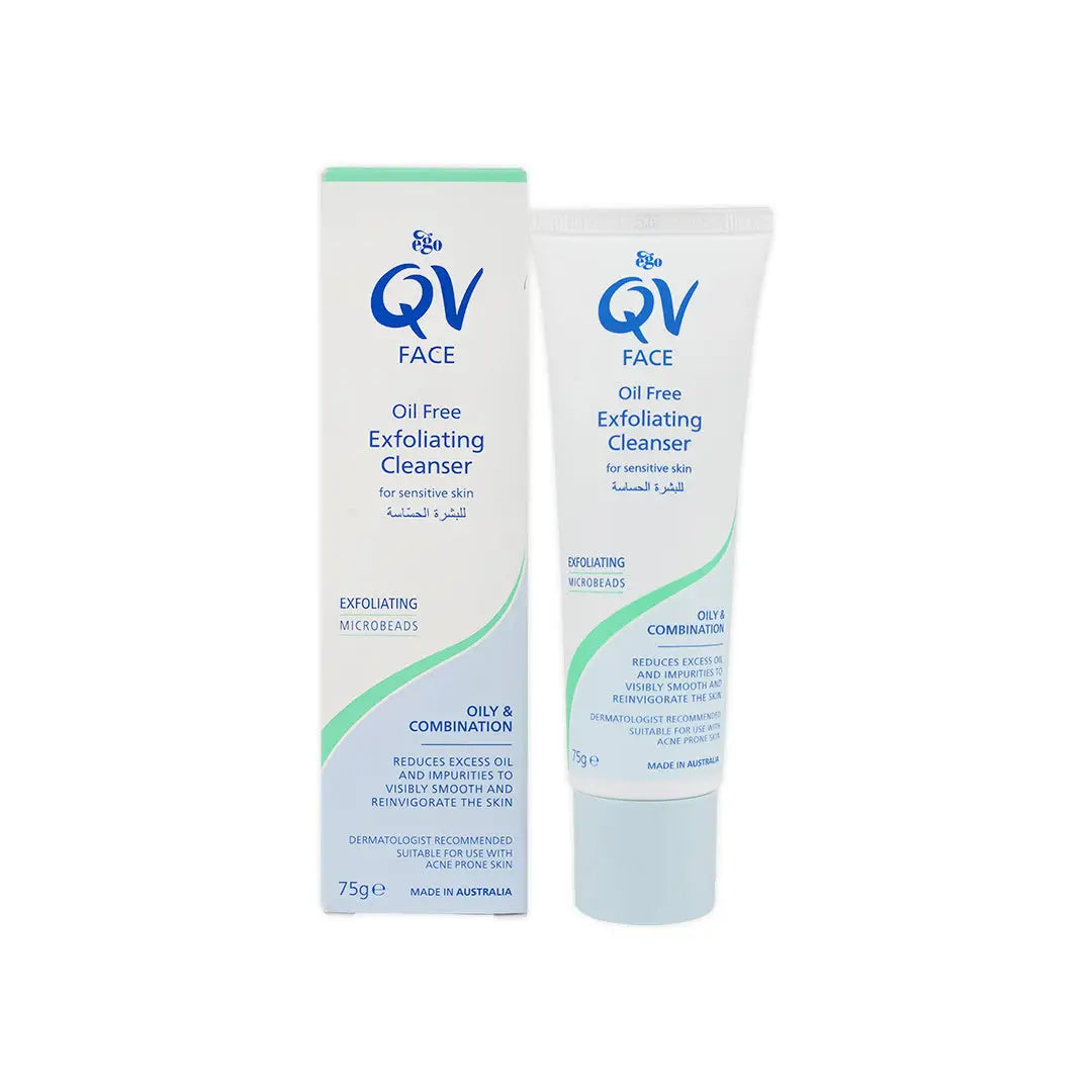 55234-QV Face Exfoliating Oil Free Cleanser 75g +1