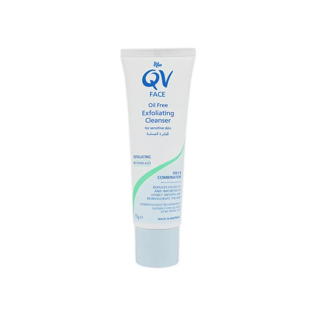Qv Face Exfoliating Oil Free Cleanser 75g