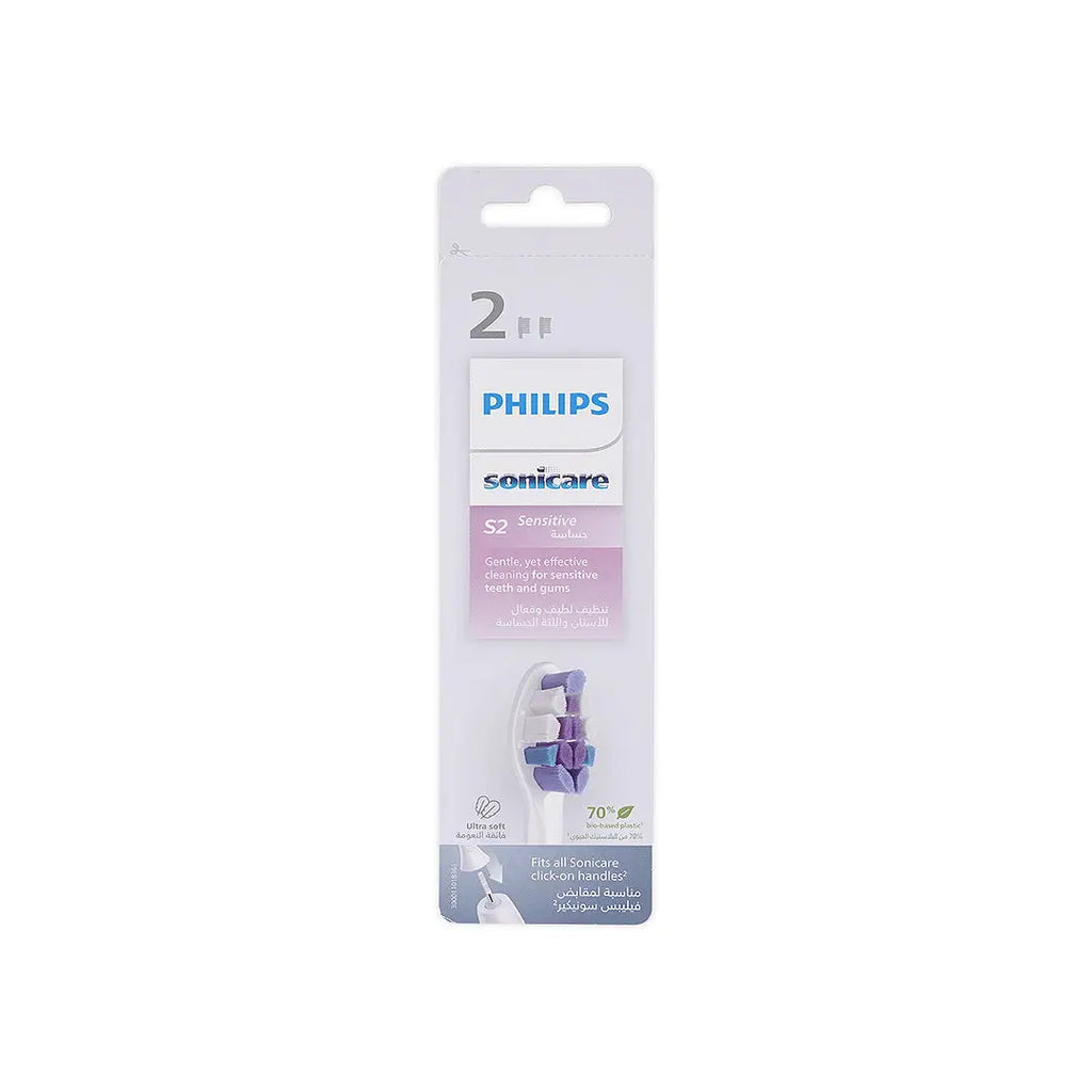 Philips Sonicare S2 Sensitive 2 Brush Heads White HX6052/93
