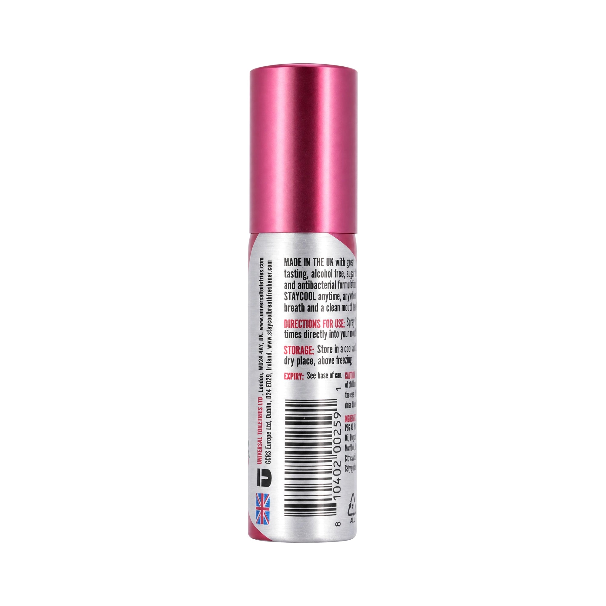 55249-Stay Cool Breath Freshener Spray 20ml - Bubblemint +2
