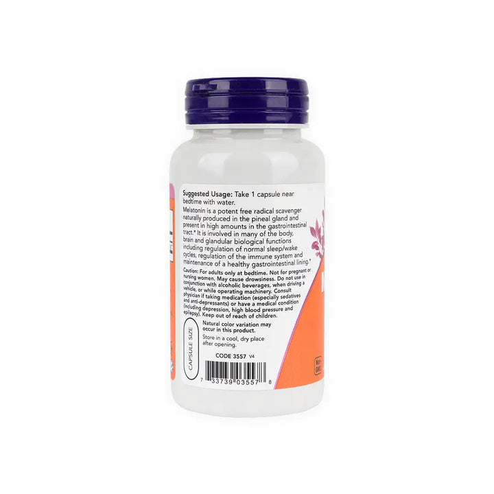 55252-NOW Melatonin 10mg 100Veg Caps +2