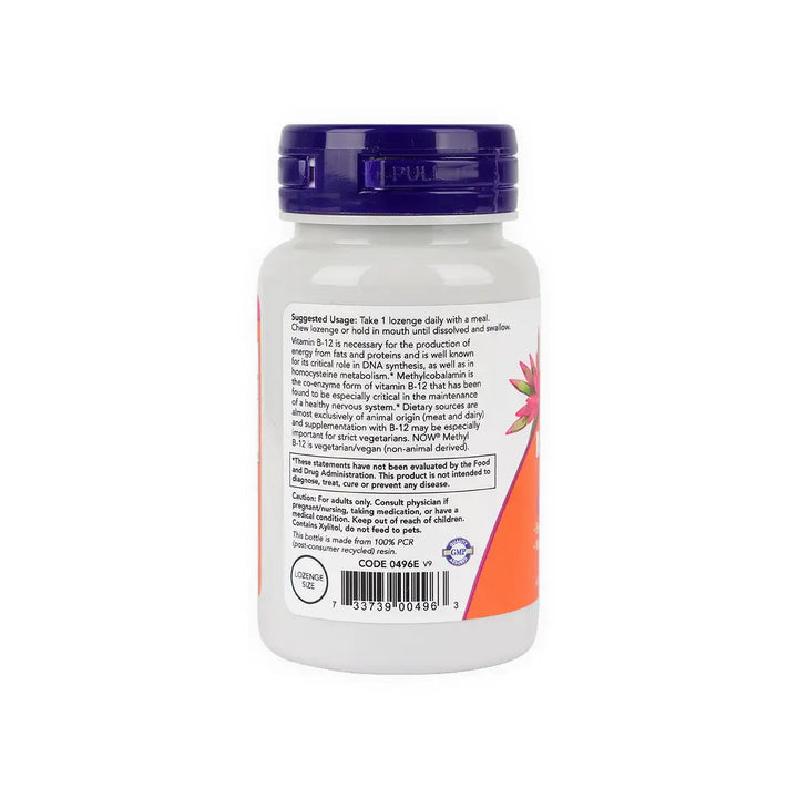 55254-NOW Methyl B12 5000mcg 60Loz +2
