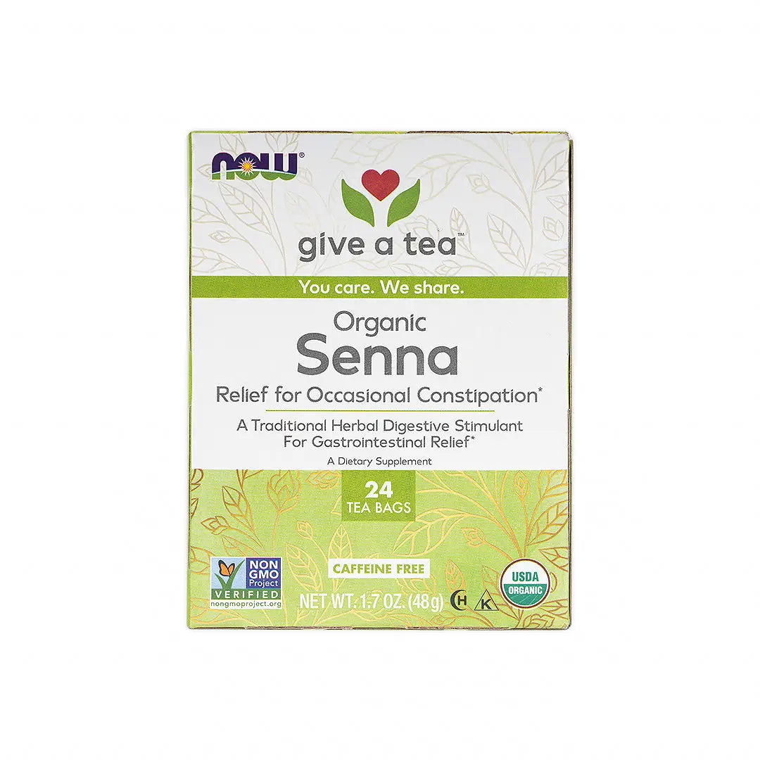 Now Tea Organic Senna Caffeine 24Tea Bags