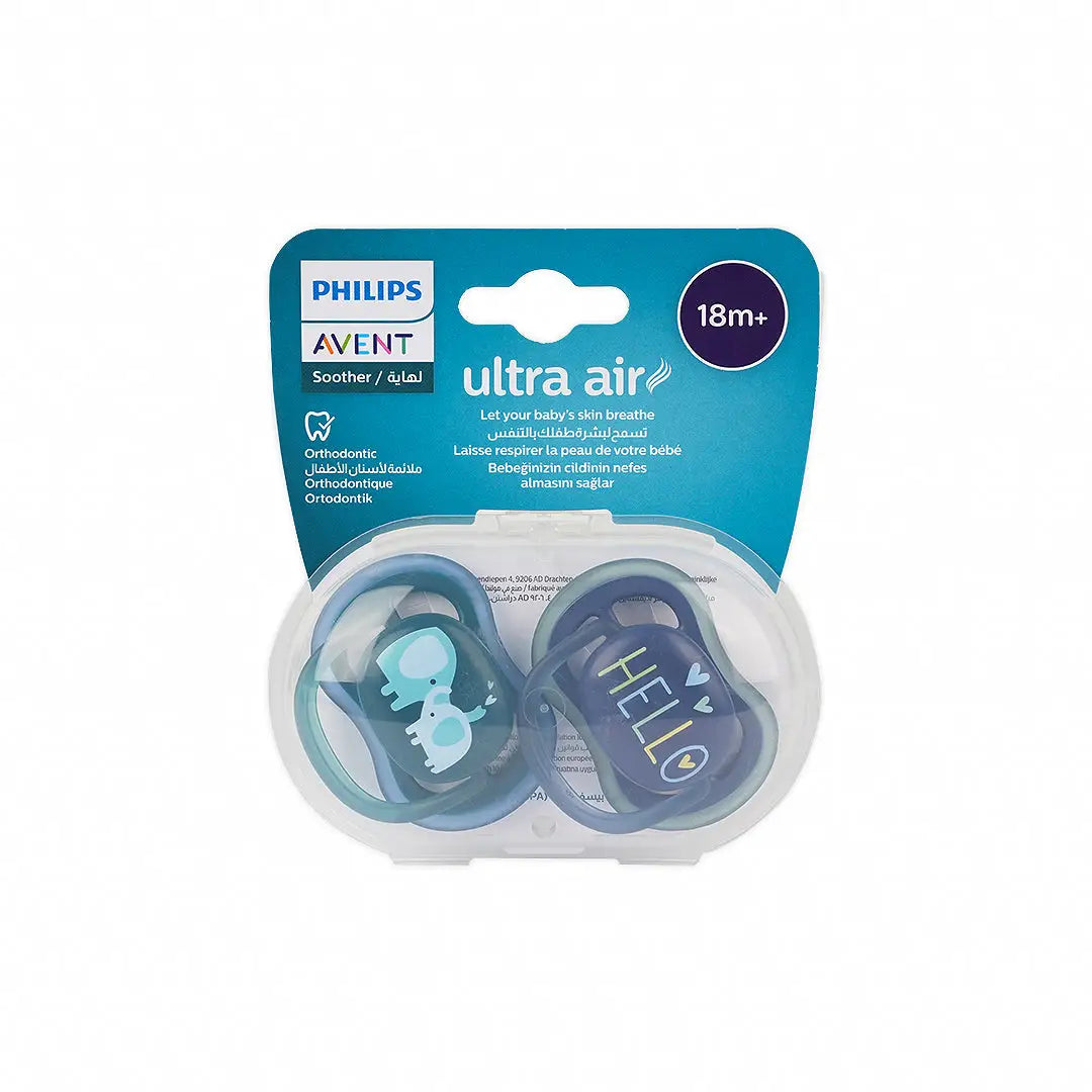55265-Avent Ultra Air Soother 18m+ 2Pcs-SCF349/18(PA261)