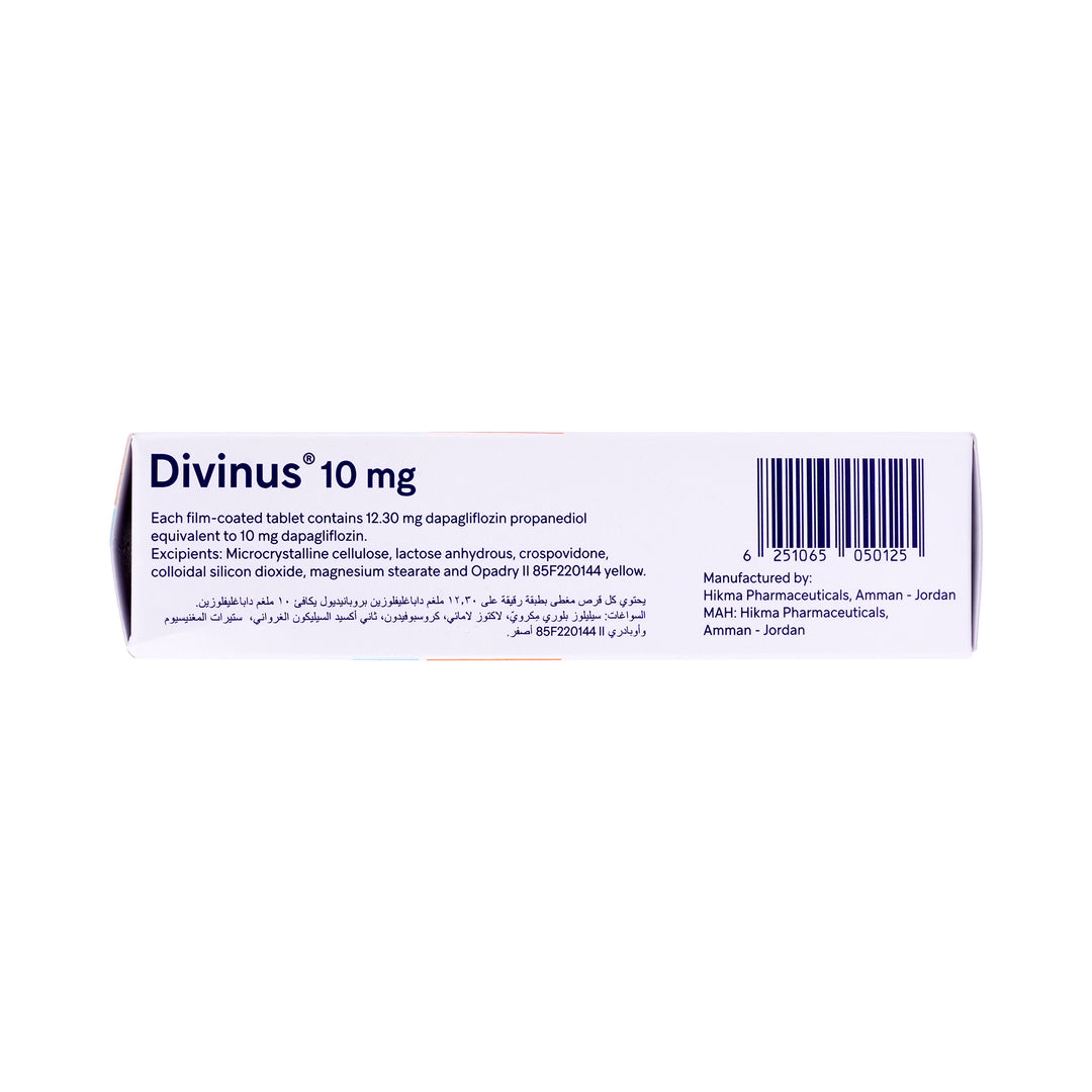 55275-Divinus 10mg FC 30Tabs +3