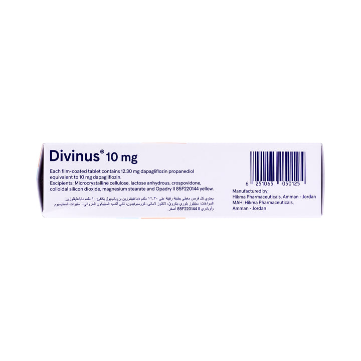 55275-Divinus 10mg FC 30Tabs +3