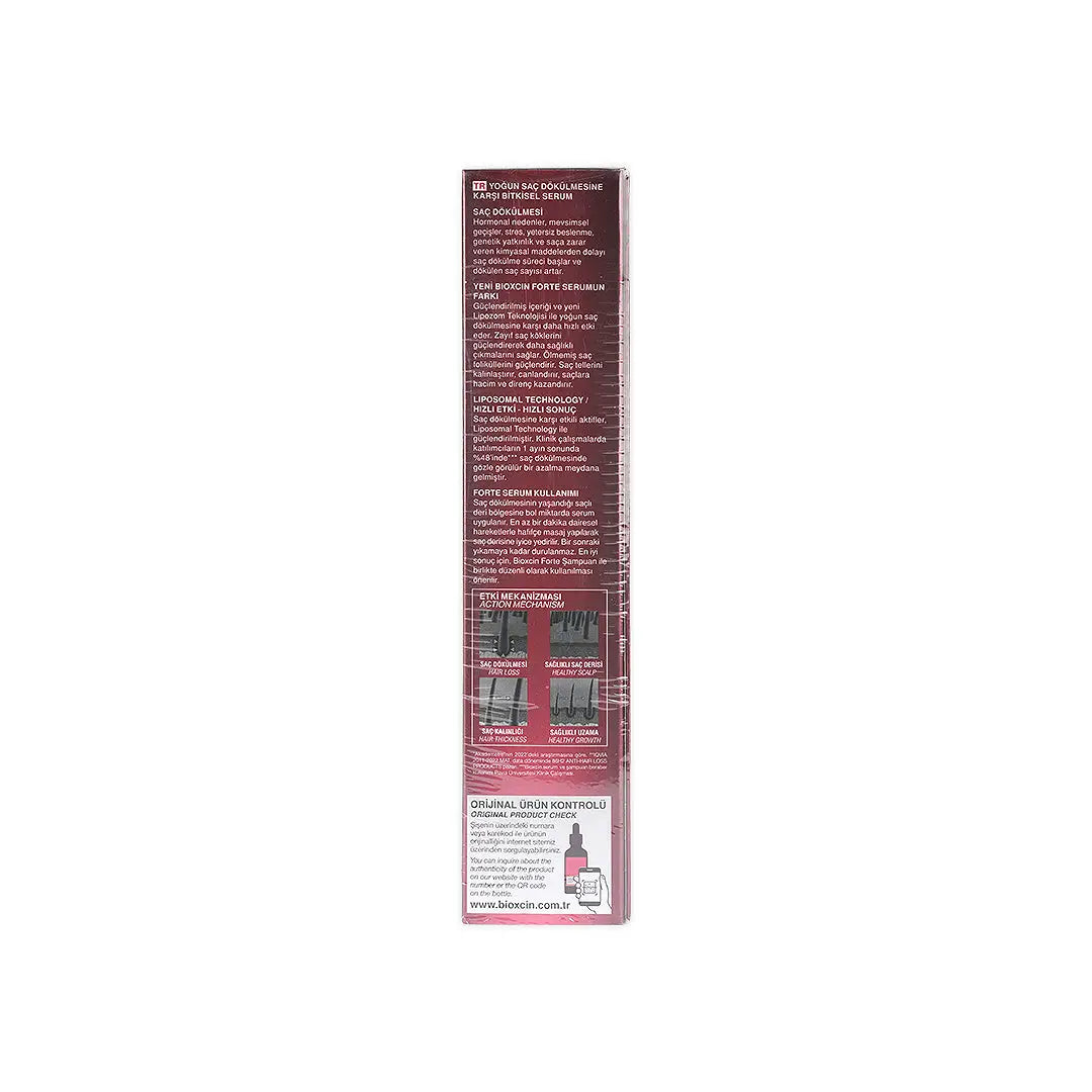 Bioxcin Forte Herbal Serum For Intensive Hair Loss 3x50ml
