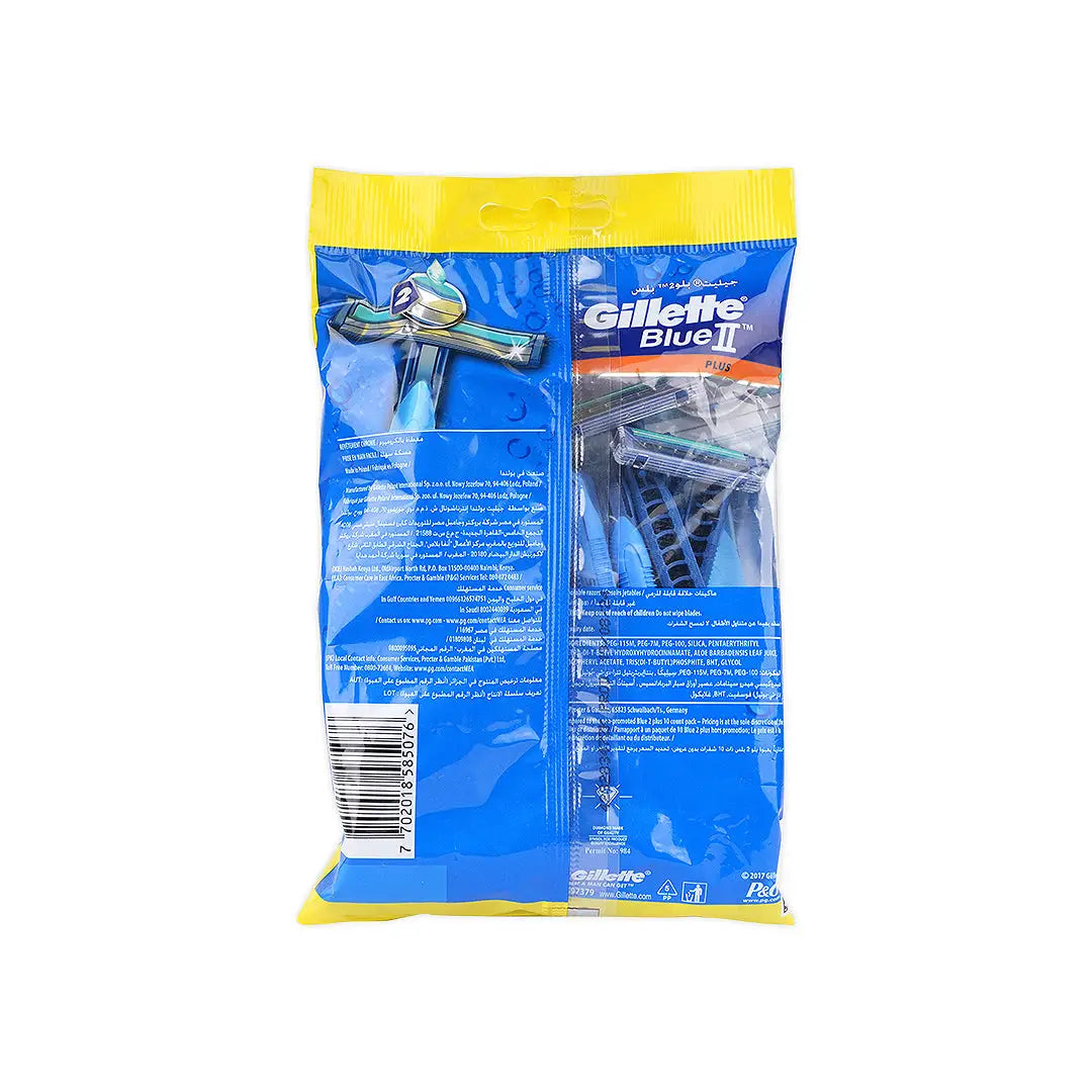 Gillette Blue 2 Plus 10+2Pcs