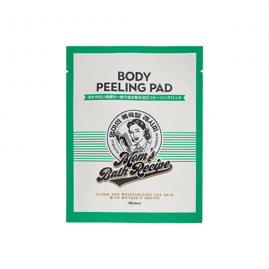 Mom's Bath Recipe Body Peeling Pad 1pcs