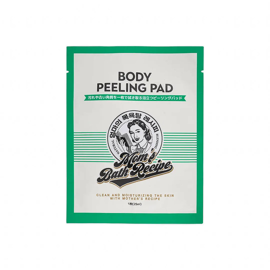 Mom's Bath Recipe Body Peeling Pad 1pcs