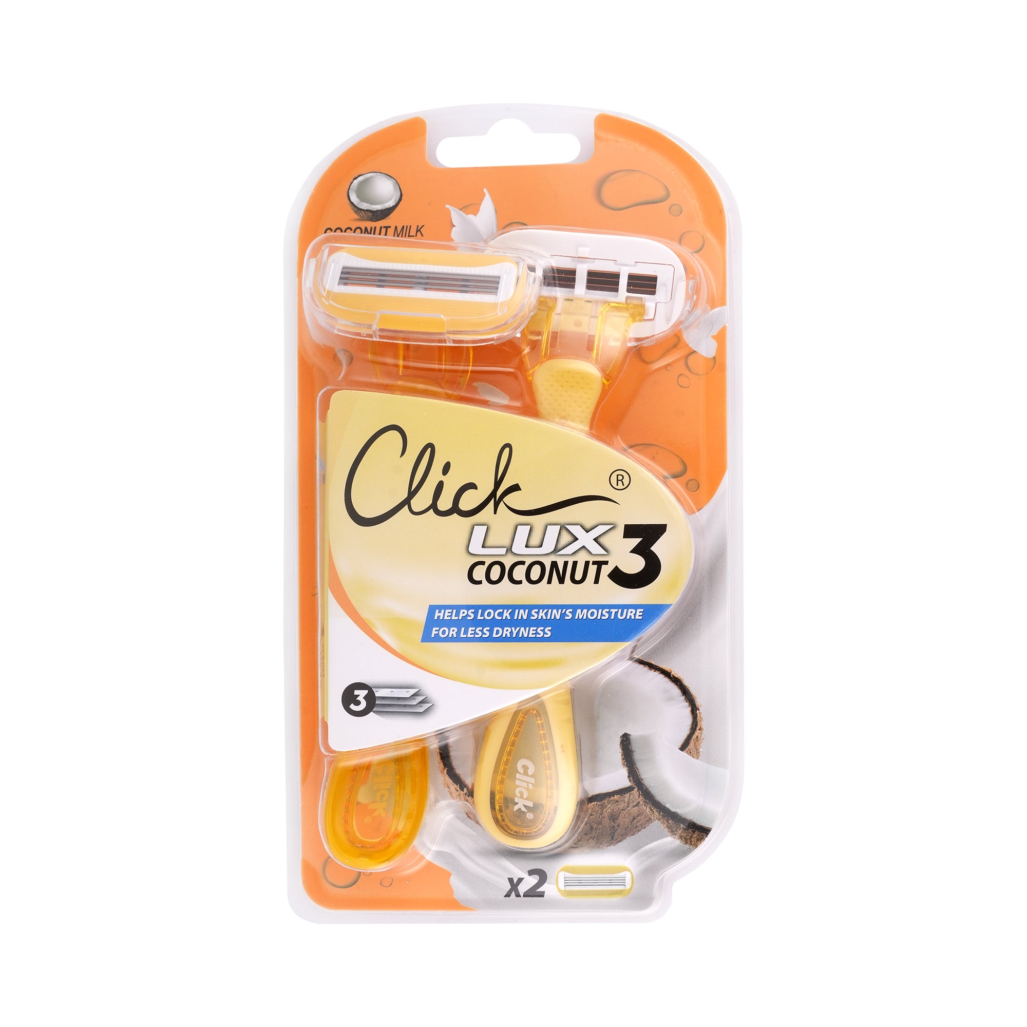 55312-Click Lux3 Coconut 3blades 2Pcs