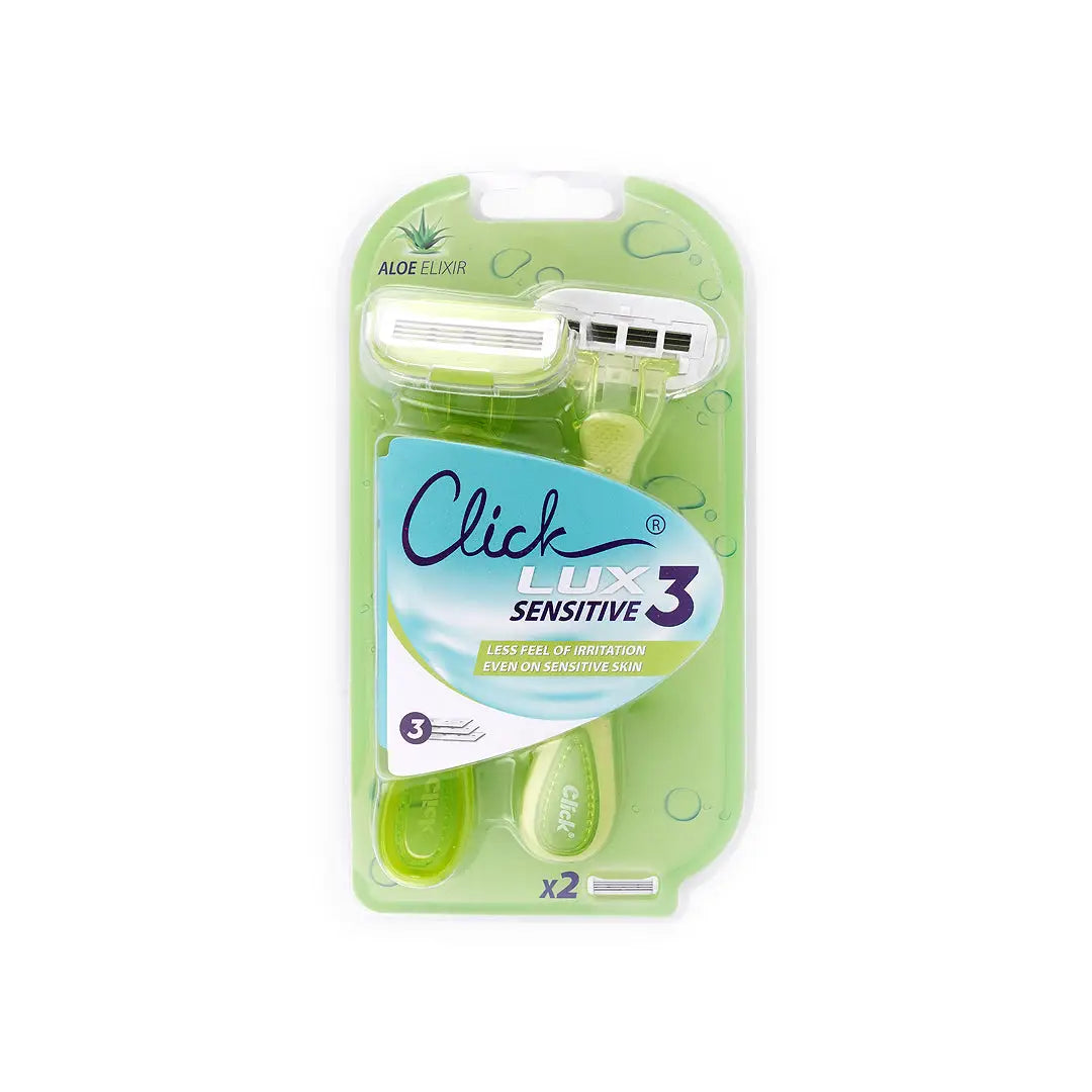 Click Lux3 Sensitive 3blades 2Pcs