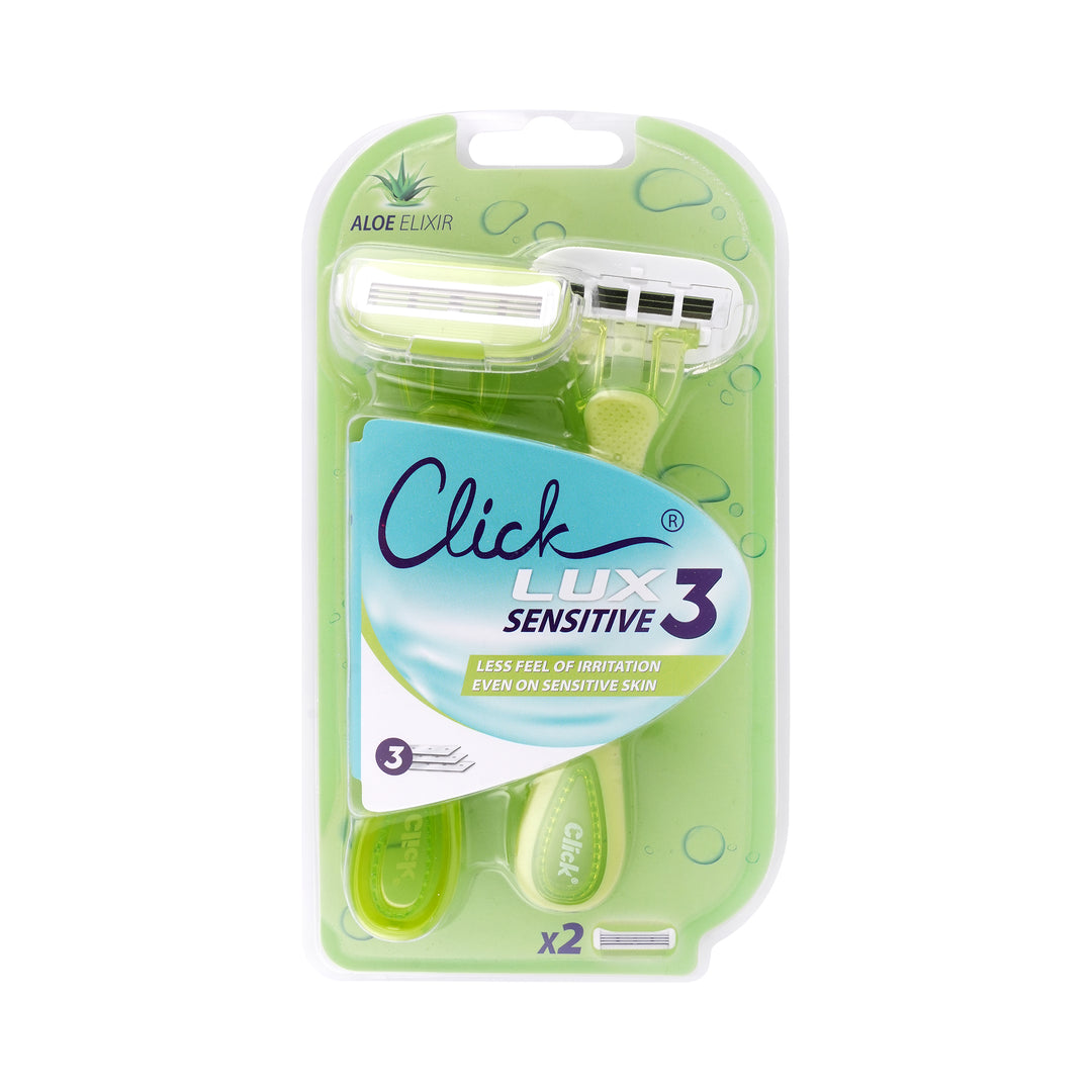 55313-Click Lux3 Sensitive 3blades 2Pcs