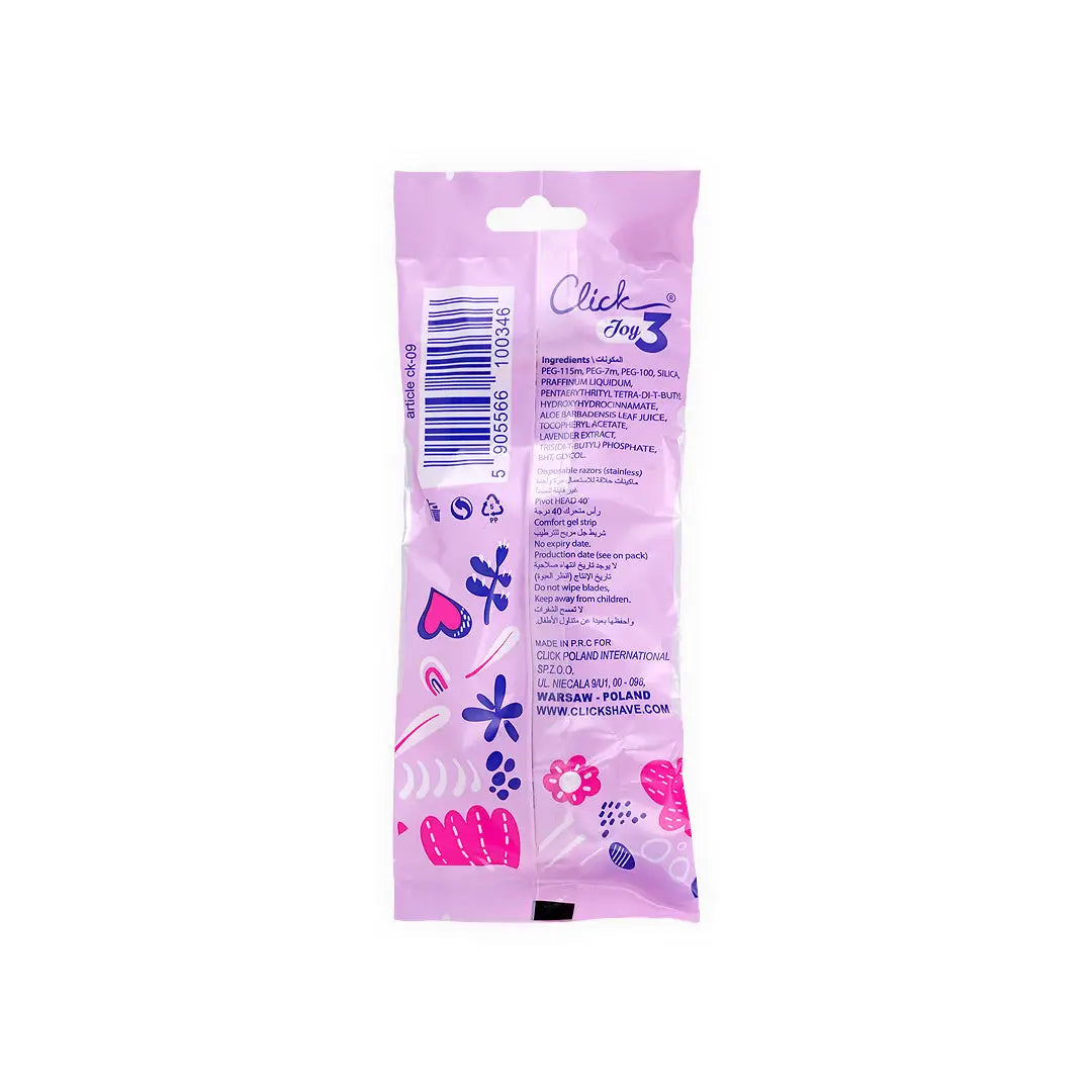 55316-Click Joy 3Blades Lavender 1Pc +1