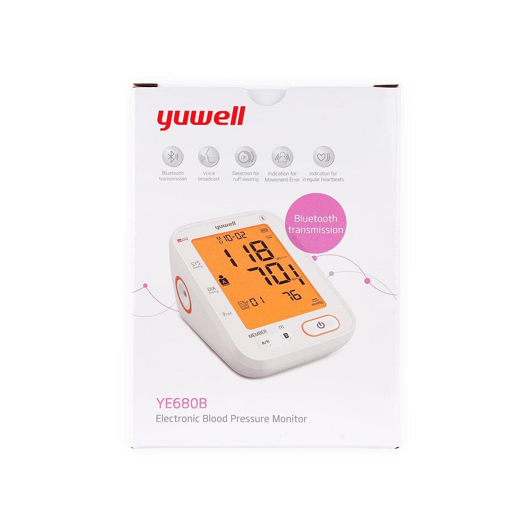 Yuwell Upper Arm BP Monitor with Adaptor-YE680B
