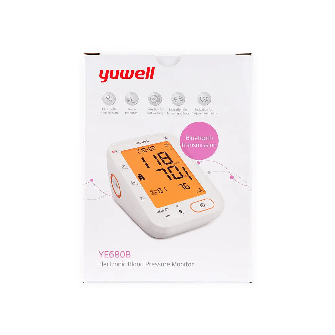 Yuwell Upper Arm BP Monitor with Adaptor-YE680B