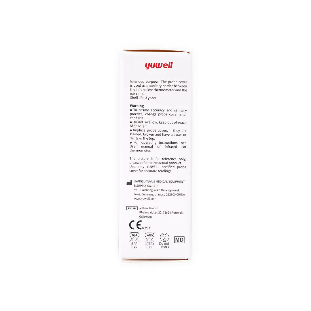Yuwell Ear Thermometer Cover Caps 20pcs-YE20