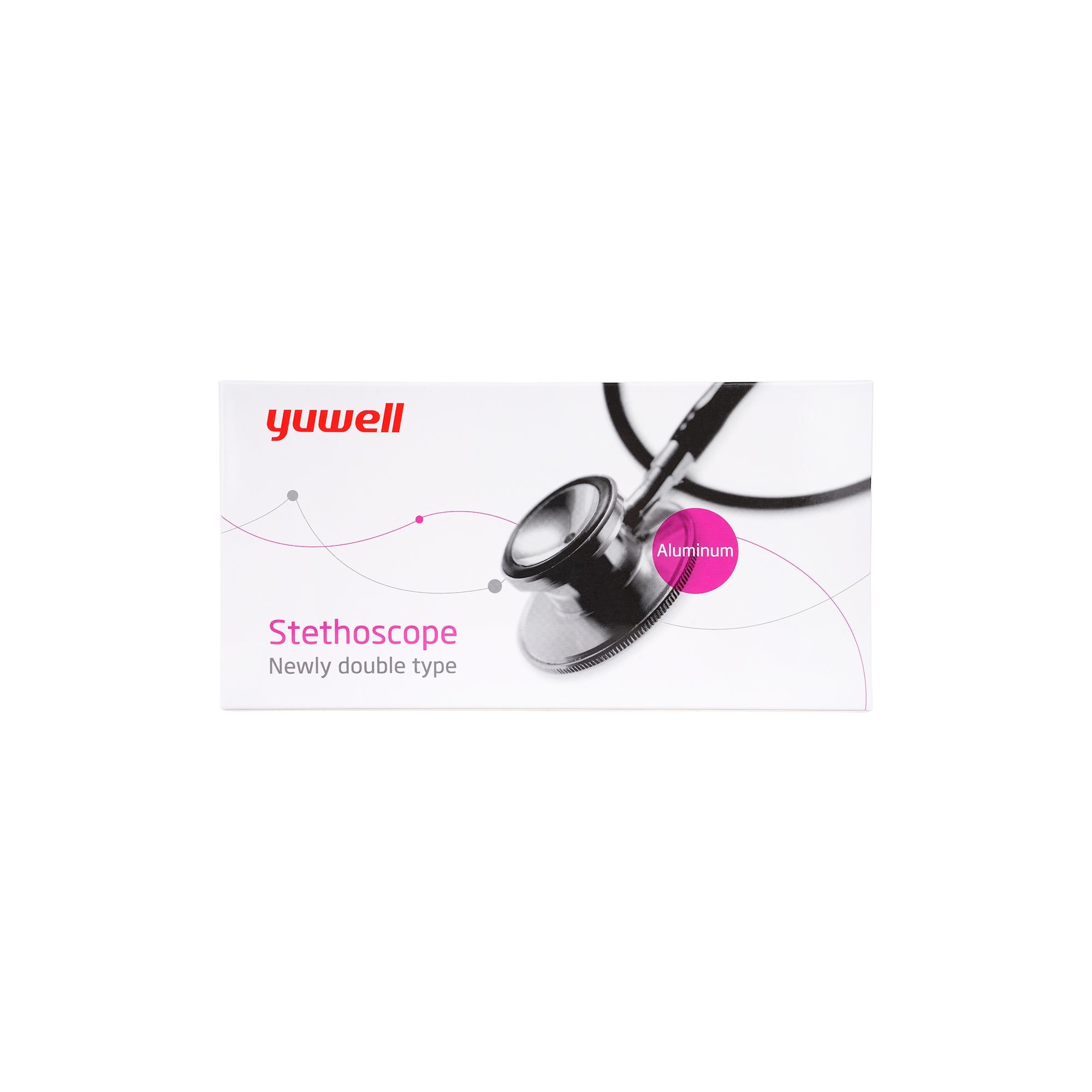 55326-Yuwell Dual Head Aluminium Stethoscope +1