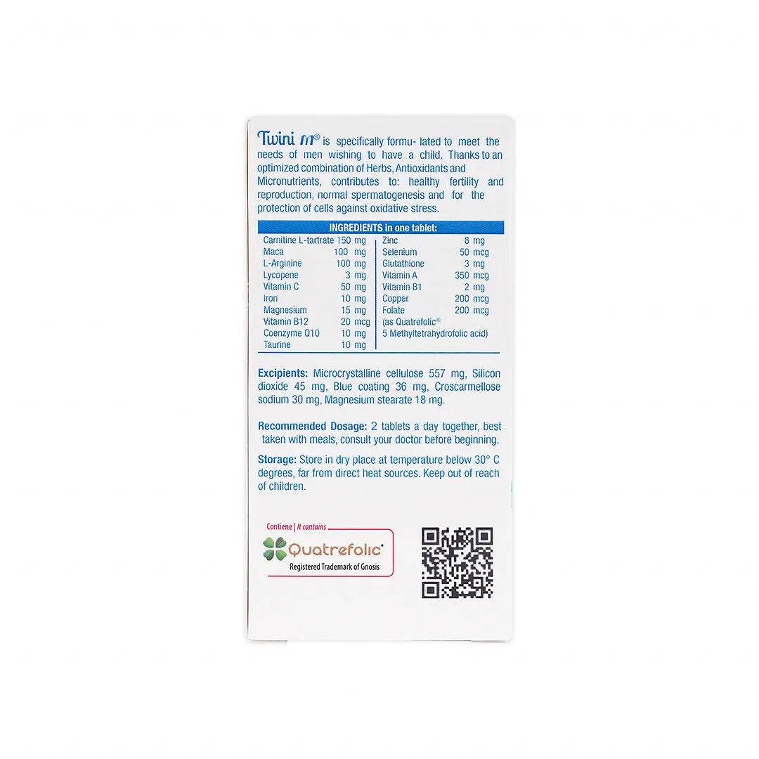 Twini M For Male Fertility 60Tablets