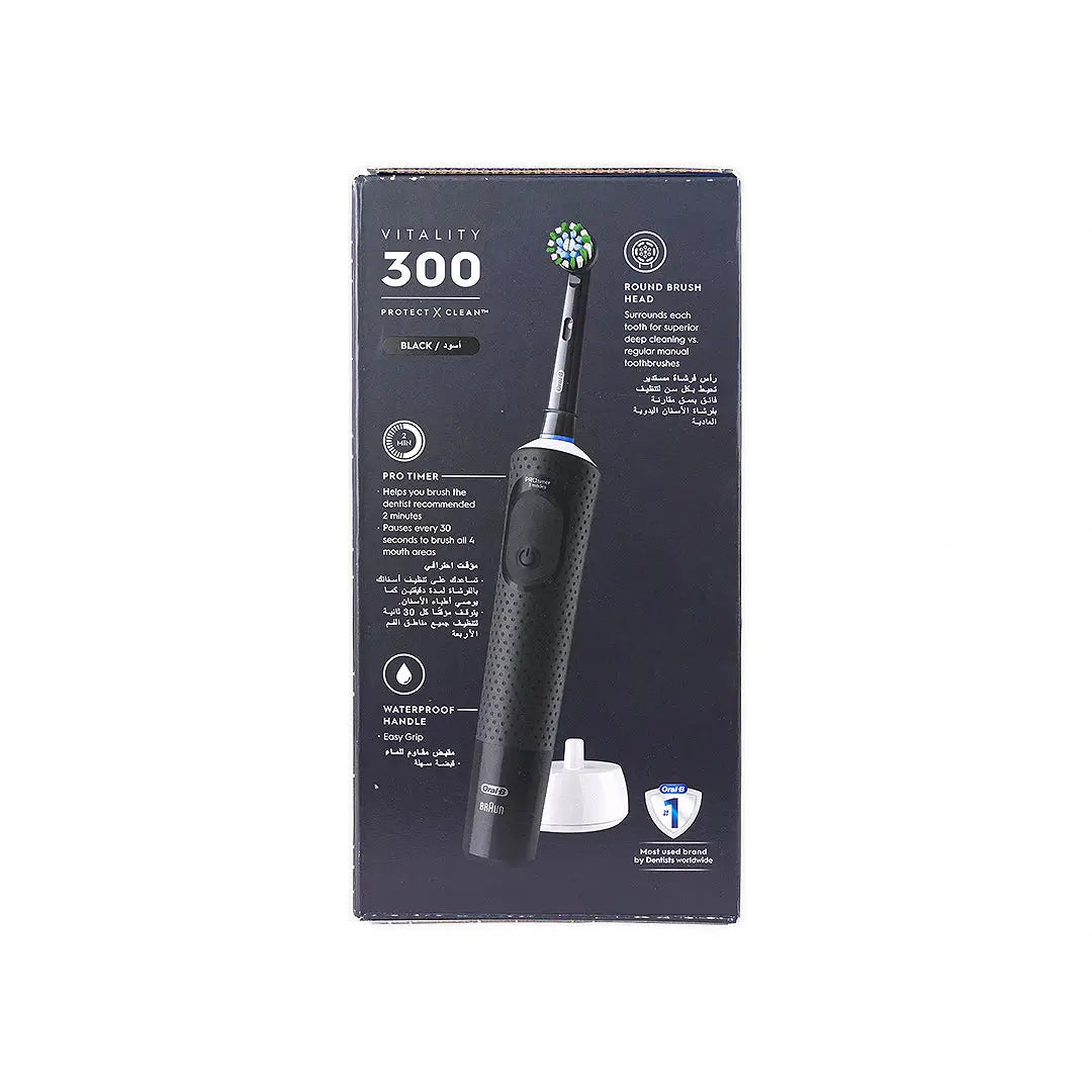 Oral-B Vitality D300 Rechargeable Toothbrush-Black