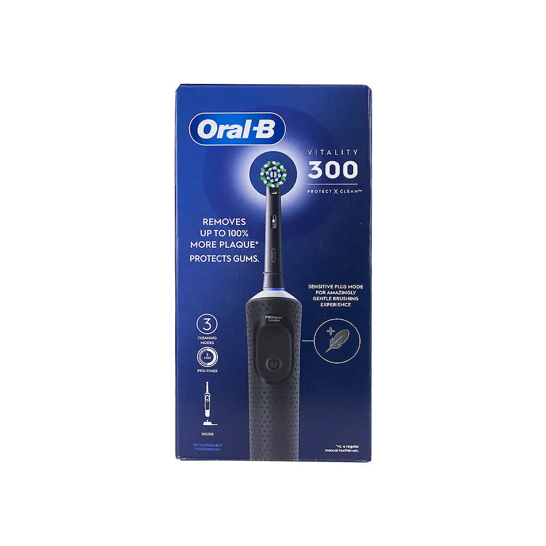 Oral-B Vitality D300 Rechargeable Toothbrush-Black