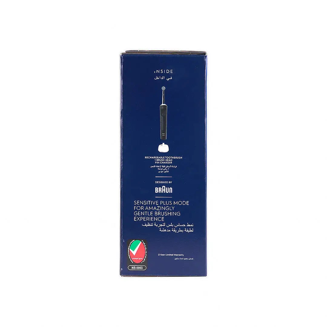 Oral-B Vitality D300 Rechargeable Toothbrush-Black