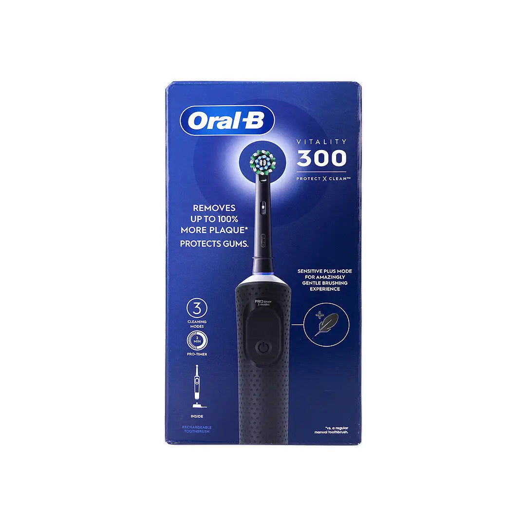 Oral-B Vitality D300 Rechargeable Toothbrush-Black