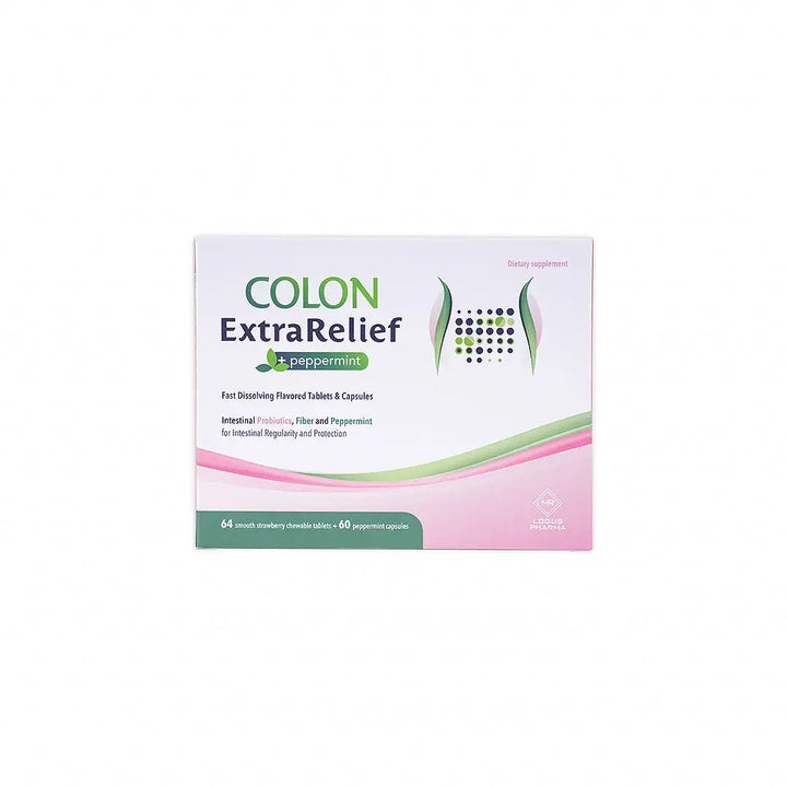 55335-Colon Extrarelief 64 Chewable Tablets+60 Peppermint Capsules