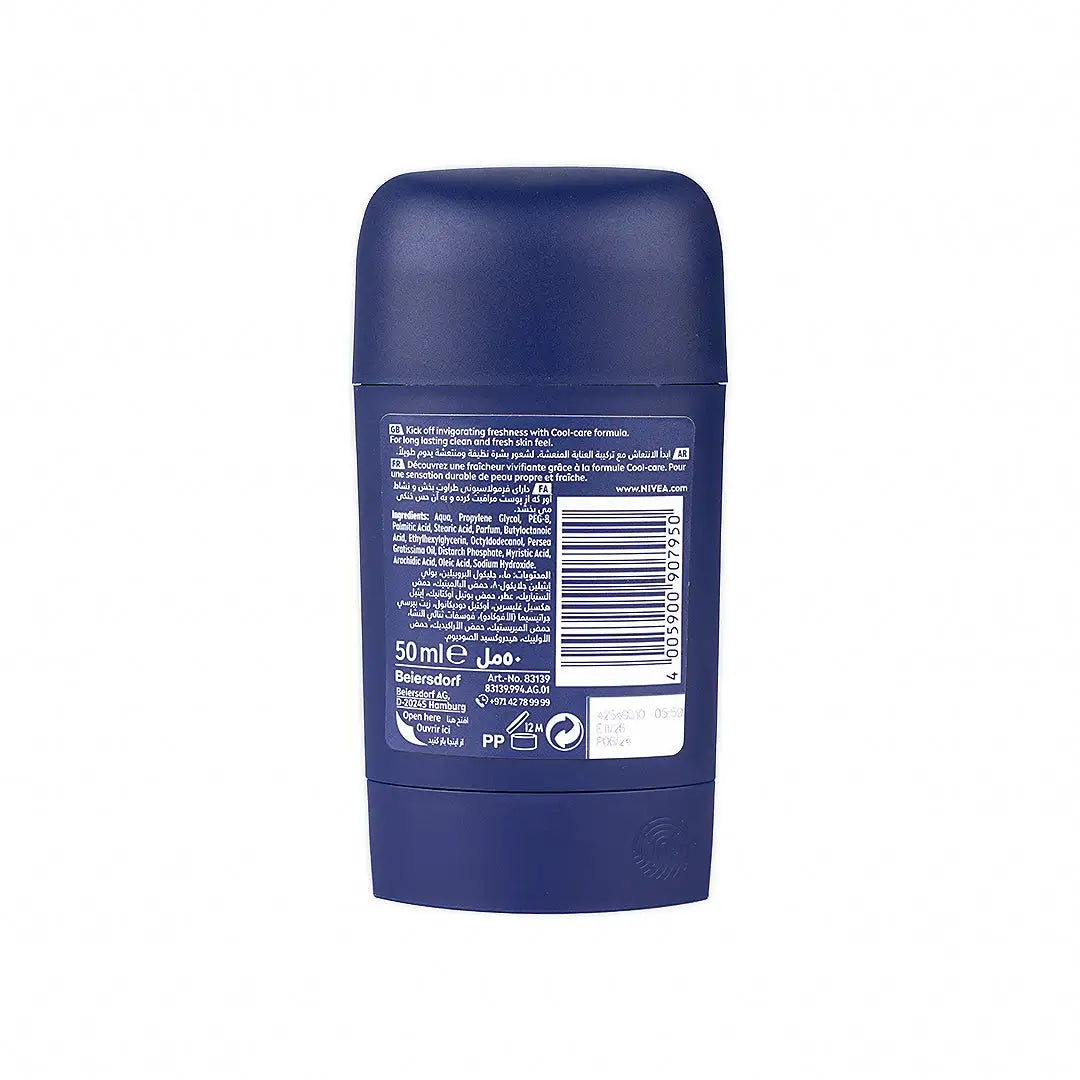 55340-Nivea Men 48h Deodorant Stick 50ml-Cool Kick +1