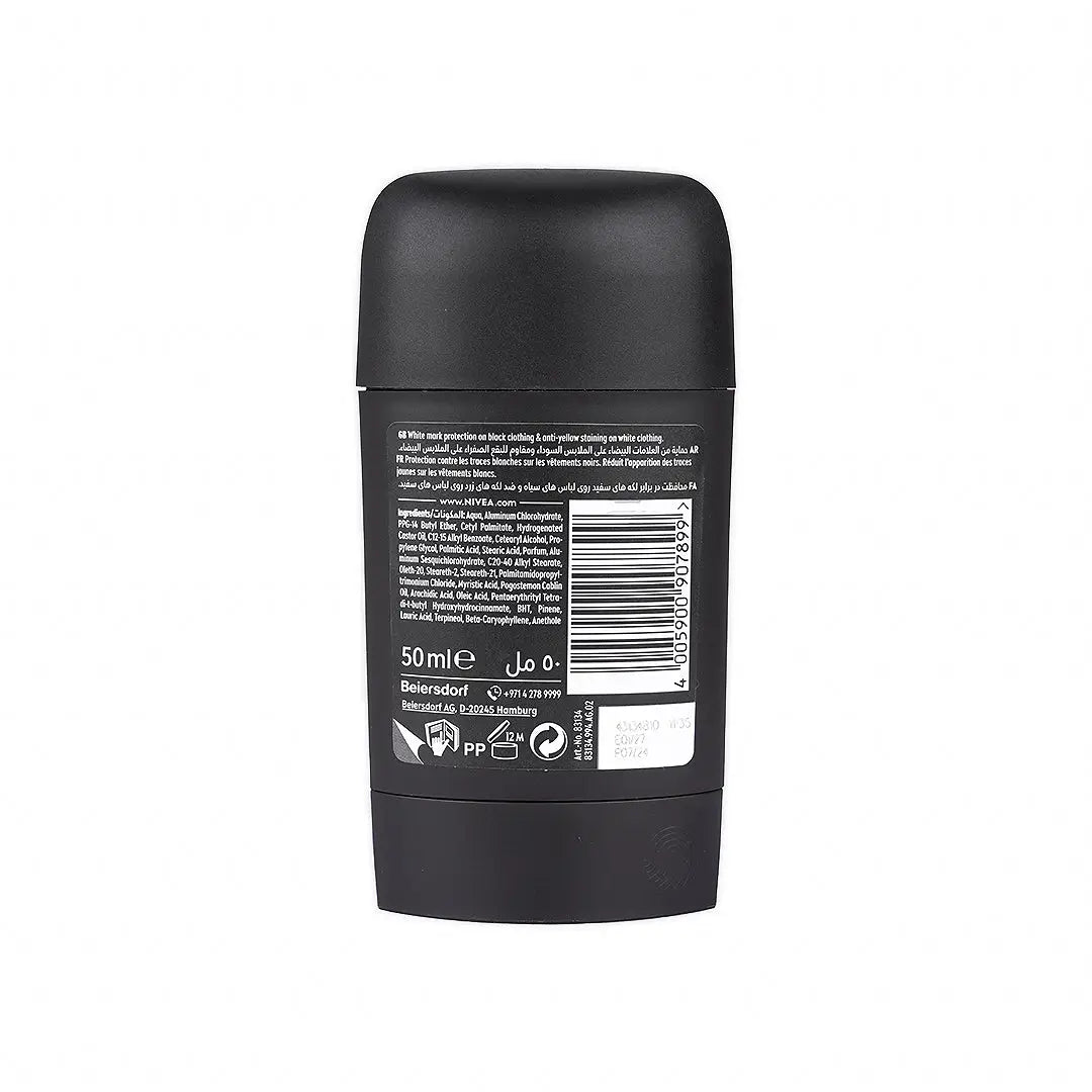 Nivea Men 72h Anti-Perspirant Stick 50ml-Black & White