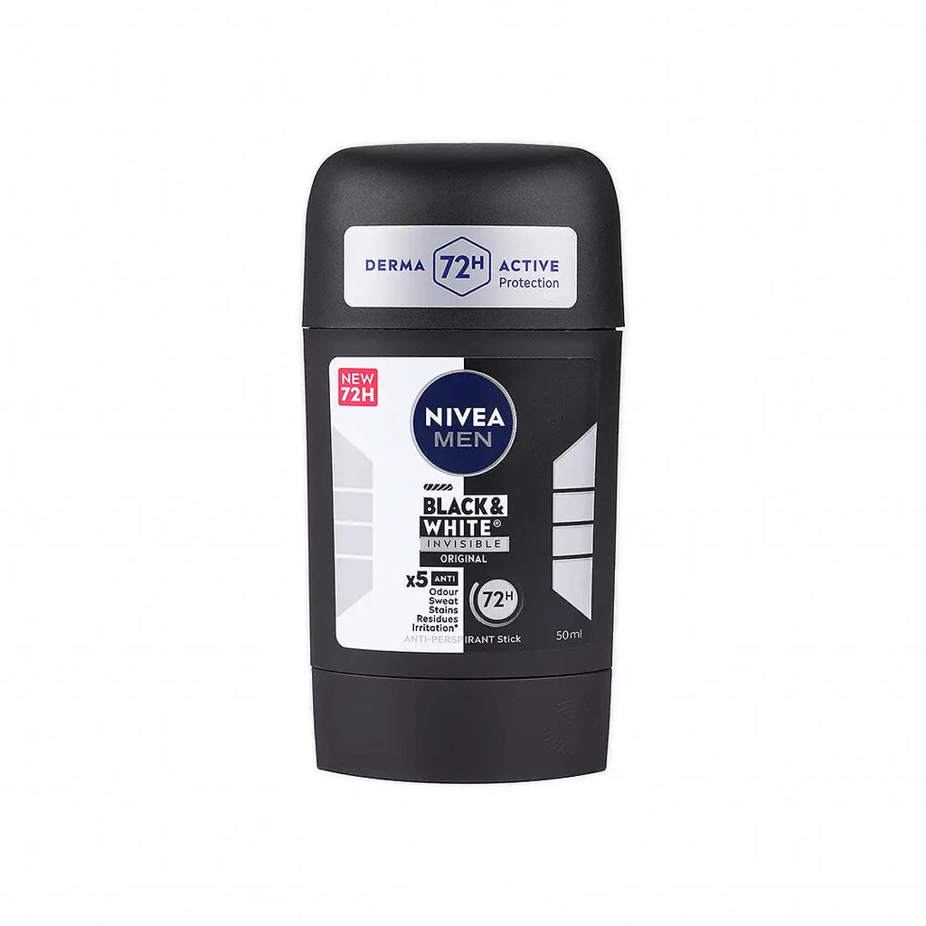 Nivea Men 72h Anti-Perspirant Stick 50ml-Black & White