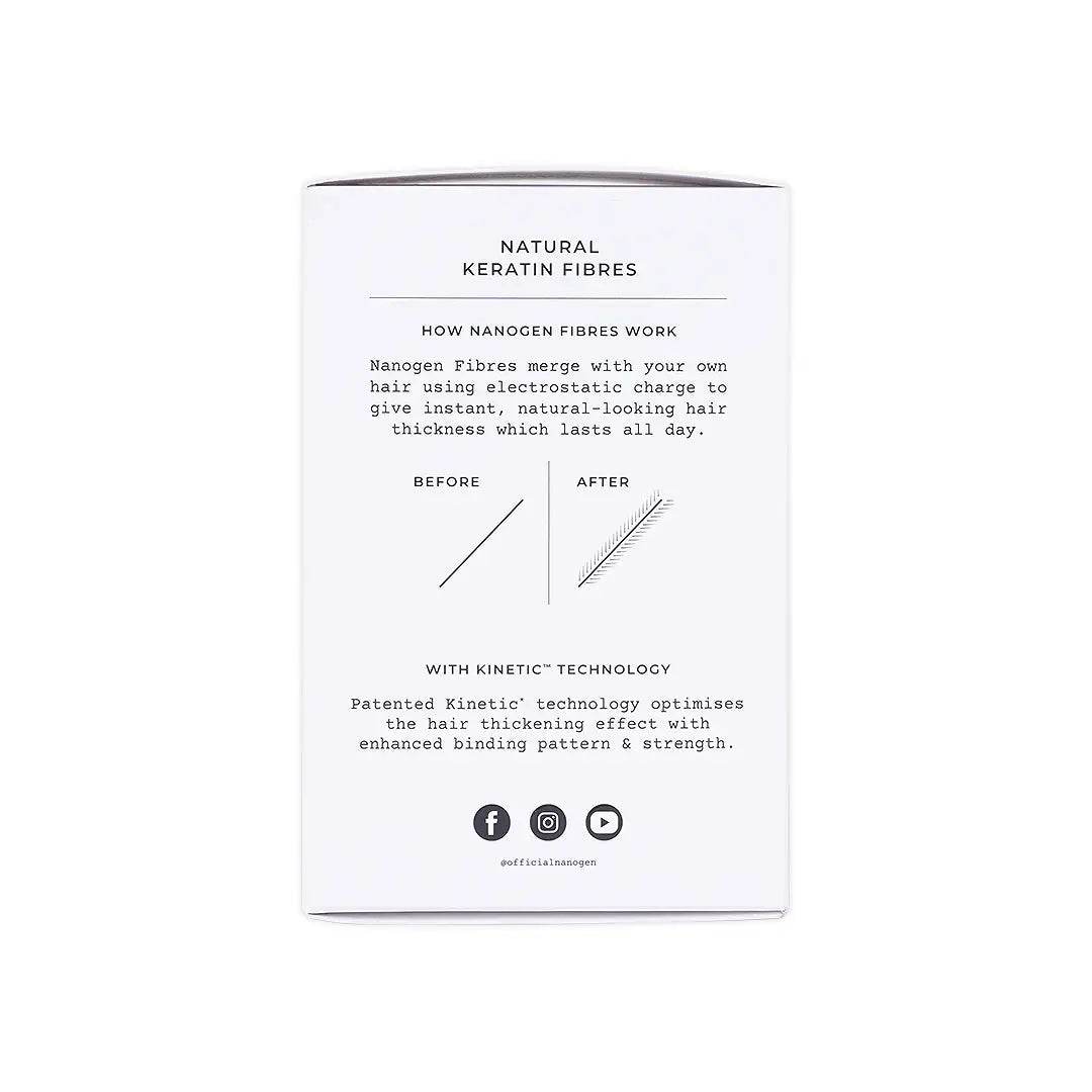 Nanogen Hair Fibres No.6-Light Brown
