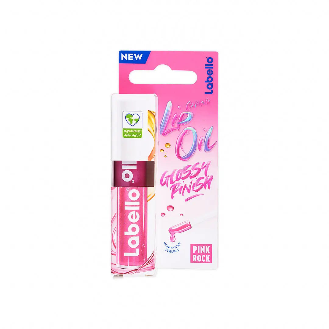 Labello Lip Oil Glossy Finish-Pink Rock