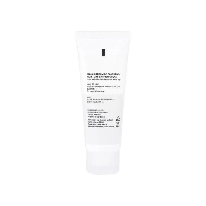 55365-Anua Rice 3+ Ceramide Panthenol Moisture Barrier Cream 100ml +3