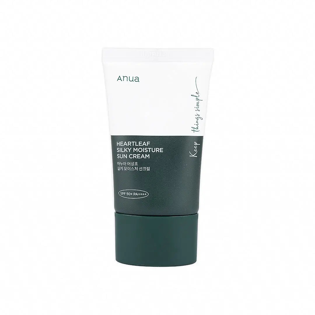 Anua Heartleaf Silky Moisture Spf50+(PA++++) Sun Cream 50ml
